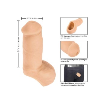 Hollow Packer Stand To Pee Beige 13cm