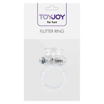 Δαχτυλίδι Πέους Με Δόνηση - Flutter Ring Vibrating Cock Ring Clear