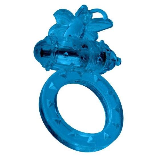 Δαχτυλίδι Πέους Με Δόνηση - Flutter Ring Vibrating Cock Ring Blue Sex Toys 
