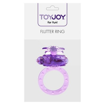 Flutter Ring Vibrating Cock Ring Purple