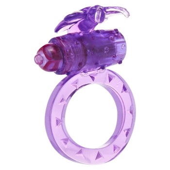 Flutter Ring Vibrating Cock Ring Purple