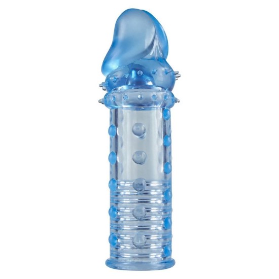 Κάλυμμα Επέκτασης Πέους - Power Stud Penis Sleeve Blue Sex Toys 