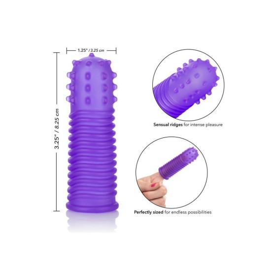 Σετ Καλύμματα Δαχτύλων - Intimate Play Finger Tingler Purple Sex Toys 