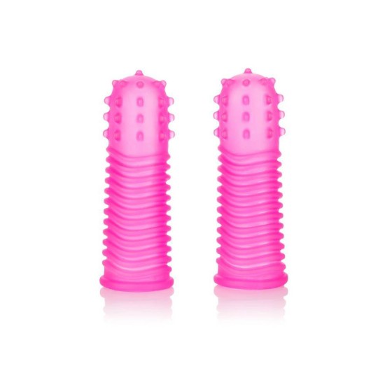 Σετ Καλύμματα Δαχτύλων - Intimate Play Finger Tingler Pink Sex Toys 