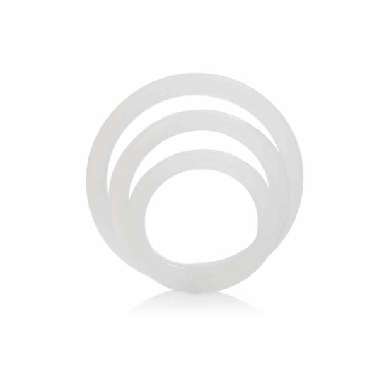 Calexotics Silicone Support Rings White Sex Toys