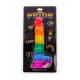 Ρεαλιστικό Πέος Σιλικόνης - Pride Rainbow Lover Dong With Balls 19cm Sex Toys 