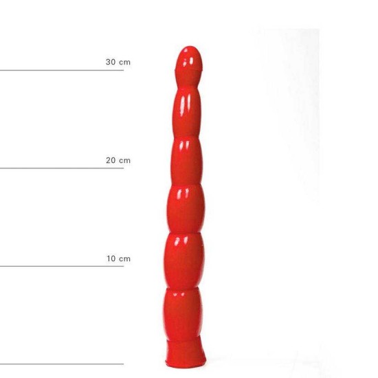 All Red Flexible Dildo No.16 Sex Toys