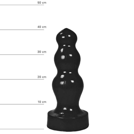Πολύ Μεγάλο Πρωκτικό Ομοίωμα - All Black XL Anal Dildo No.56 Black Sex Toys 