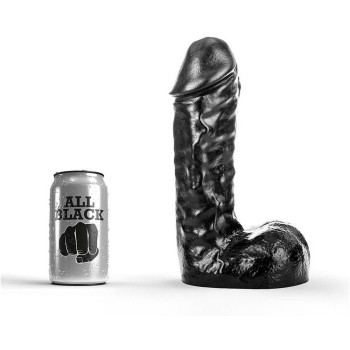 Χοντρό Ομοίωμα Πέους - All Black Thick Realistic Dong No.65