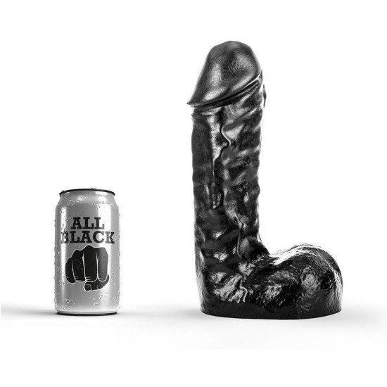 All Black Thick Realistic Dong No.65 Sex Toys