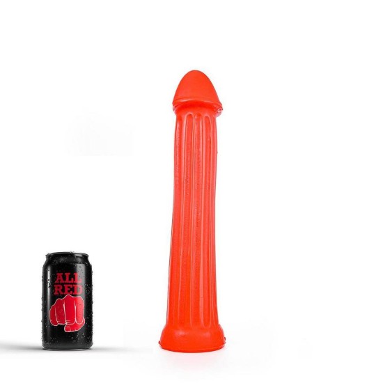 All Red XL Dildo With Ridges No.30 Sex Toys