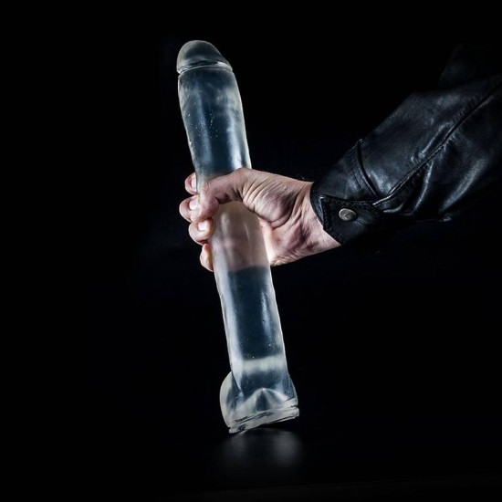 Πολύ Μεγάλο Ρεαλιστικό Πέος - Dark Crystal XXL Dong Clear 39cm Sex Toys 