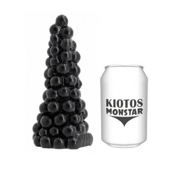 Ομοίωμα Με Φούσκες - Kiotos Monstar Bubblesplug Dildo Black 16cm