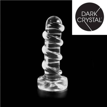 Dark Crystal Spiral Dildo Clear 29cm