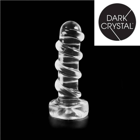 Dark Crystal Spiral Dildo Clear 29cm Sex Toys