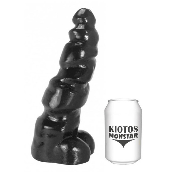 Τερατόμορφο Ομοίωμα Πέους - Kiotos Monstar Dragon Dildo Black 26cm Sex Toys 