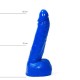 Ευλύγιστο Ρεαλιστικό Πέος - All Blue Realistic Dong With Balls 20cm Sex Toys 