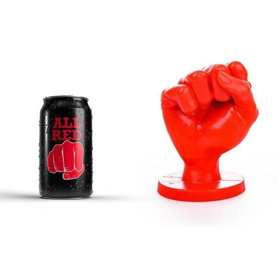 Μαλακό Ομοίωμα Γροθιάς - All Red Fist Dildo Medium 14cm Sex Toys 