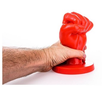 Μαλακό Ομοίωμα Γροθιάς - All Red Fist Dildo Large 17cm
