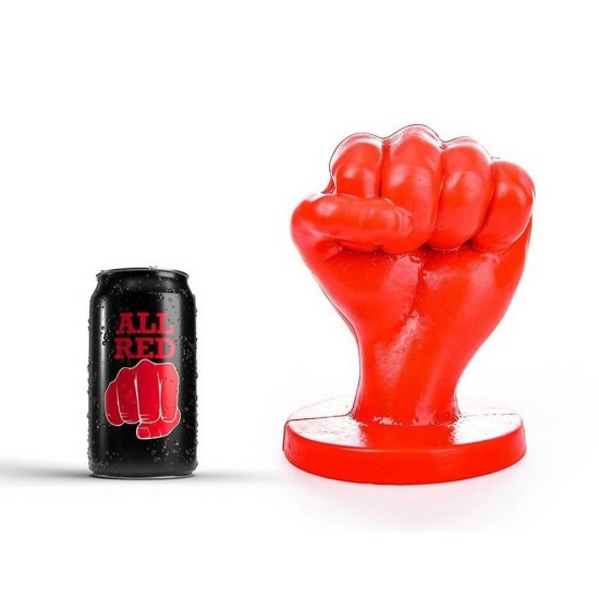 Μαλακό Ομοίωμα Γροθιάς - All Red Fist Dildo Large 17cm Sex Toys 
