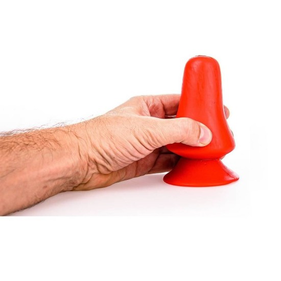 Μαλακή Πρωκτική Σφήνα - All Red Butt Plug No.39 Sex Toys 