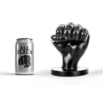 All Black Fist Dildo Large 17cm