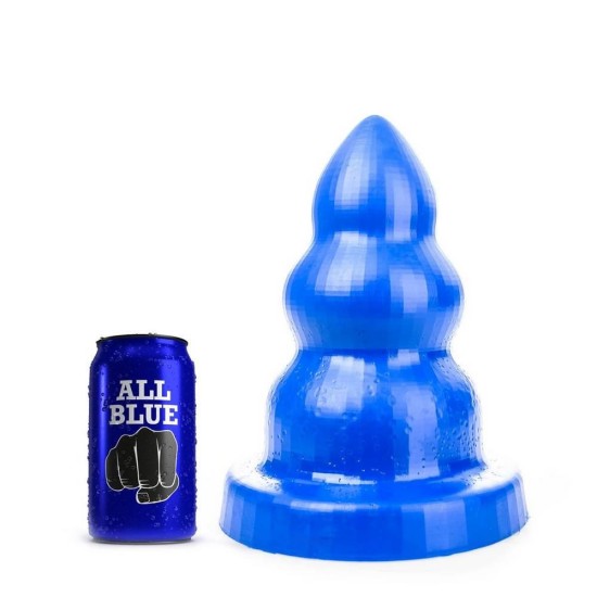 Πολύ Μεγάλο Πρωκτικό Ομοίωμα - All Blue Triple Pleasure Anal Dildo Medium Sex Toys 