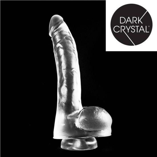 Μεγάλο Ρεαλιστικό Πέος - Dark Crystal XL Realistic Dong Clear 28cm Sex Toys 