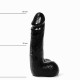 All Black Realistic Dong With Balls 19cm Sex Toys