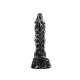 Ομοίωμα Πέους Με Έντονες Φλέβες - All Black Realistic Textured Dong 22cm Sex Toys 