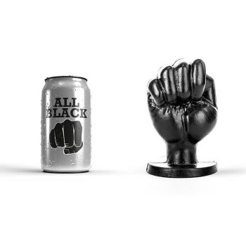 All Black Fist Dildo Small 13cm