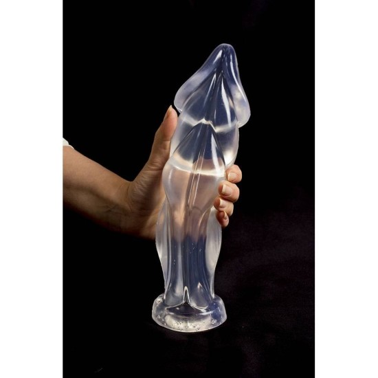 Τερατόμορφο Ομοίωμα Πέους - Kiotos Dinoo Paralititan Dildo Clear 29cm Sex Toys 