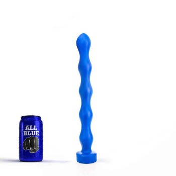 All Blue Flexible Anal Beads No.69