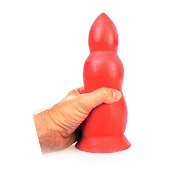 Anal Dildo With Suction Cup Red 23cm