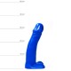 Μεγάλο Και Χοντρό Ομοίωμα Πέους - All Blue Big Realistic Dong 33cm Sex Toys 