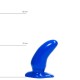 All Blue Curved Butt Plug No.45 Sex Toys