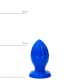 All Blue Butt Plug With Grooves No.31 Sex Toys
