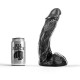 Μεγάλο Ομοίωμα Πέους - All Black Big Realistic Dong 23cm Sex Toys 