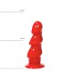 Κόκκινο Πρωκτικό Ομοίωμα - Red Anal Dildo With Ridges Sex Toys 