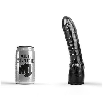 All Black Realistic Dong 20cm