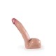 Heroes Silicone Curved Dong Beige 16cm Sex Toys