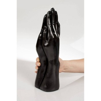 Ομοίωμα Δύο Χέρια - Dark Crystal Double Fisting Dildo Black No.25