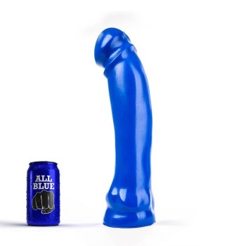 All Blue XL Curved Dildo 34cm