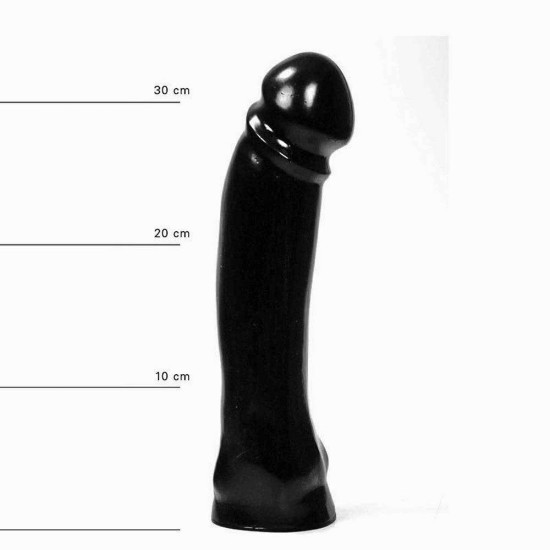 Μεγάλο Κυρτό Ομοίωμα - All Black XL Curved Dildo 34cm Sex Toys 