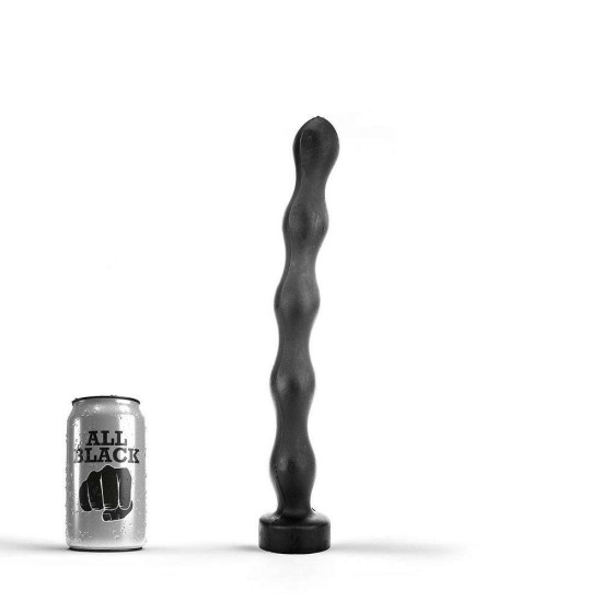Μαλακές Πρωκτικές Μπάλες - All Black Flexible Anal Beads No.69 Sex Toys 