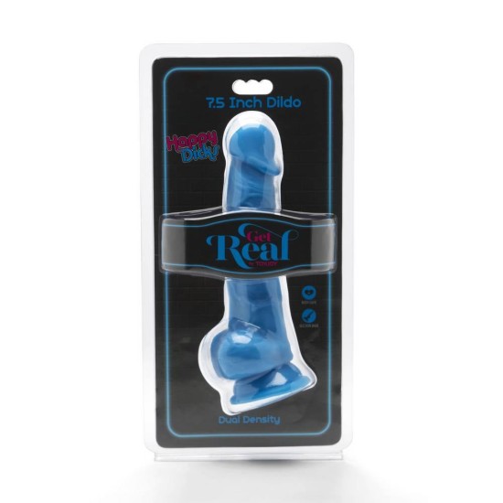 Ρεαλιστικό Πέος - Happy Dicks Realistic Dong With Balls Blue 19cm  Sex Toys 