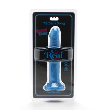 Ρεαλιστικό Ομοίωμα Πέους Με Βεντούζα - Happy Dicks Dong Blue 19cm