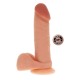 Get Real Silicone Dildo With Balls Beige 20cm Sex Toys