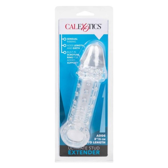 Calexotics Ultimate Stud Penis Extender Clear Sex Toys