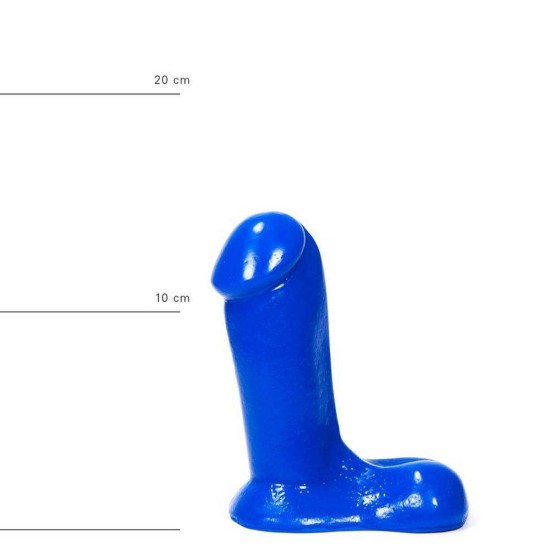 All Blue Realistic Dong 14cm Sex Toys